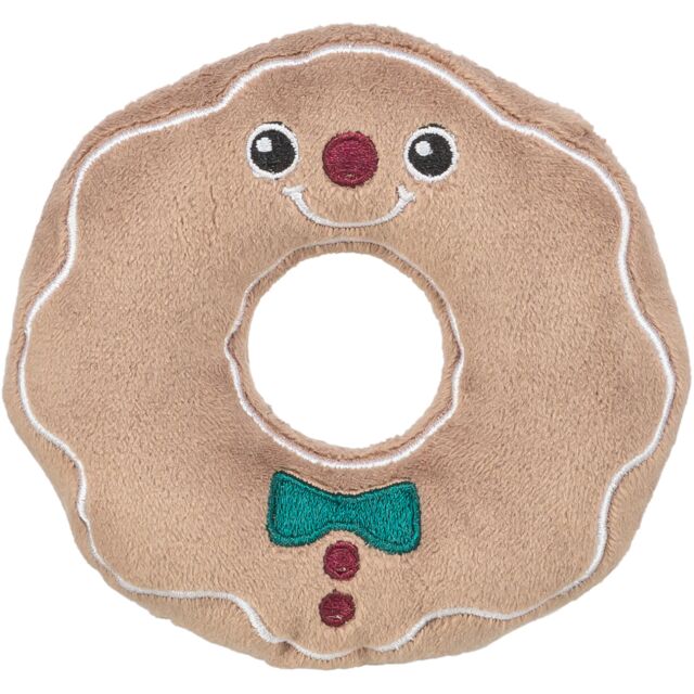 Xmas Mr. Donut, plysch ø 10 cm