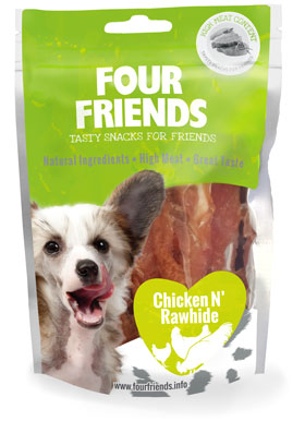 Four Friends Dog Chicken N' Rawhide