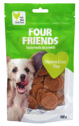 Four Friends Dog Chicken & Liver Chip