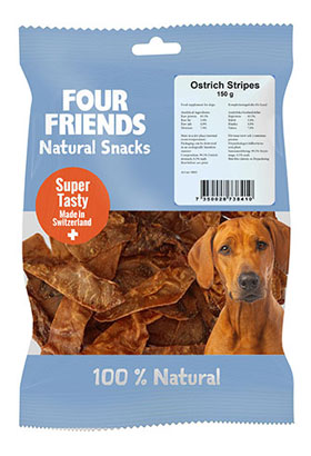 Four Friends Dog Ostrich Stripes