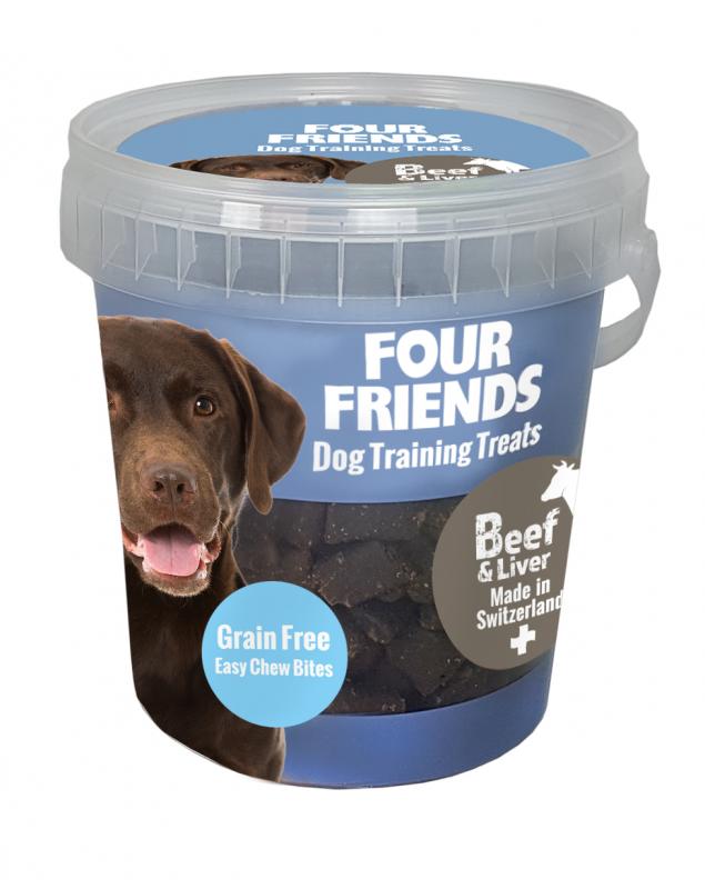 Four Friends Dog TrainingTreats Beef & Liver 400g