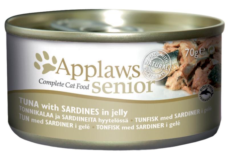 Applaws konserv Tuna & Sardine Jelly Senior 70g