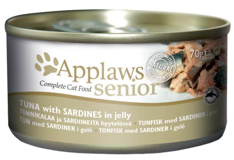 Applaws konserv Tuna & Sardine Jelly Senior 70g