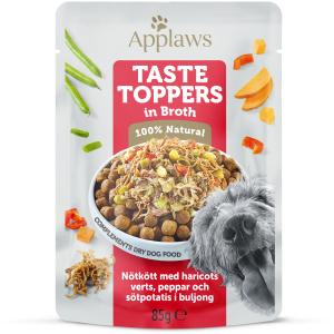 Applaws Pouch Toppers Beef & Green Beans in Broth 85 g
