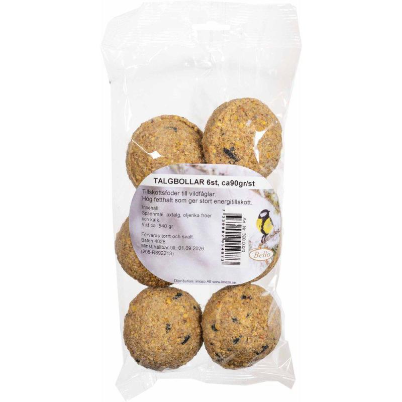 Talgboll utan nät 6-pack