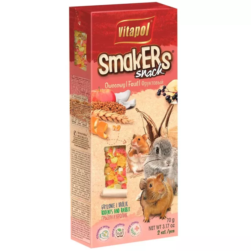 Vitapol Smakers Gnagare Frukt 90gr