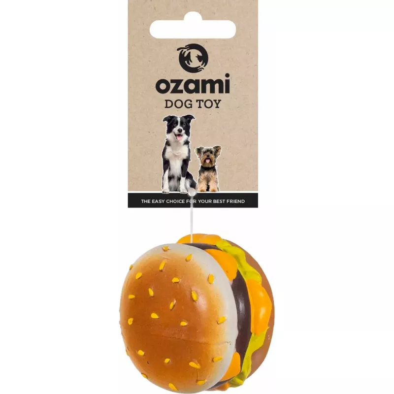Ozami Dog Burger 6,2x6,2x4cm Latex