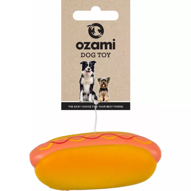 Ozami Dog Hot Dog 9,5x3,6x4 cm Latex