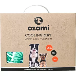 Ozami Cooling Mat Green Leaf 40x50 cm