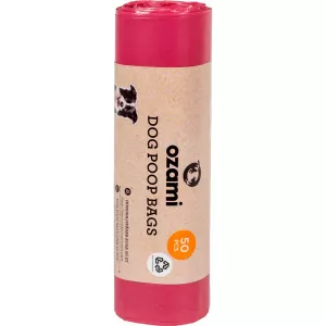 Bajspåse Rosa 50/rulle, Ozami