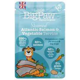 Little Big Paw Pouch Steamed Atlantic Salmon & Vegetable