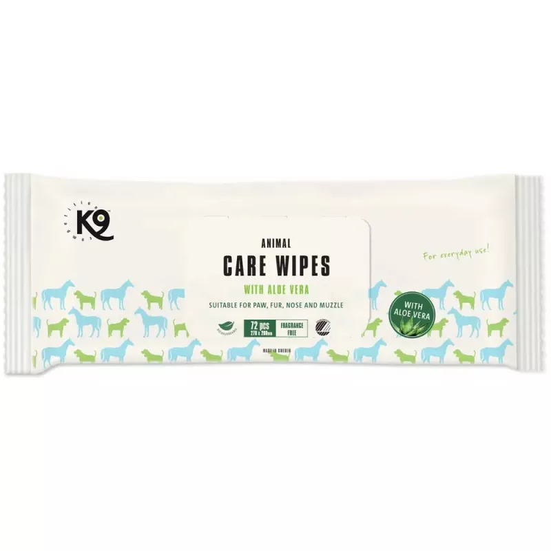 K9 Animal Care Wipes 72 st