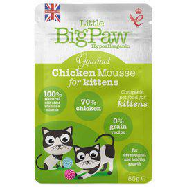 Little Big Paw Gourmet Chicken Mousse for Kittens 85g