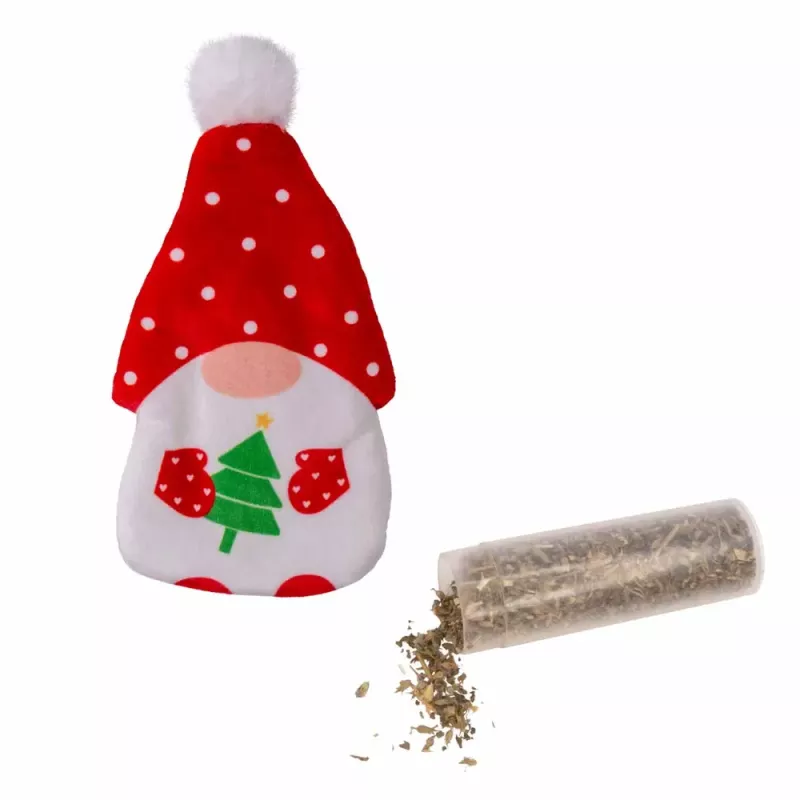 KONG Cat Refillable Catnip Holiday Gnome