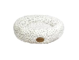 Bädd ALANIS leopard grå Ø 45 cm
