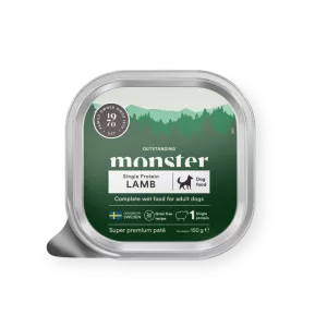 Monster Dog Lamb Paté Tray 150 g
