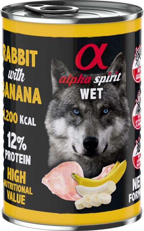 alpha spirit Rabbit with Banana 400 g