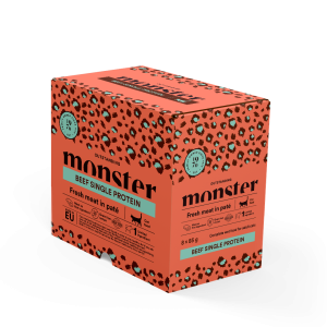 Monster Cat Pouches Adult Beef