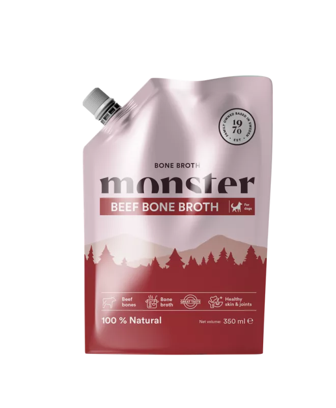 Monster Dog Bone Broth Beef 350 ml