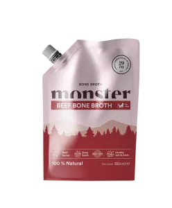 Monster Dog Bone Broth Beef 350 ml