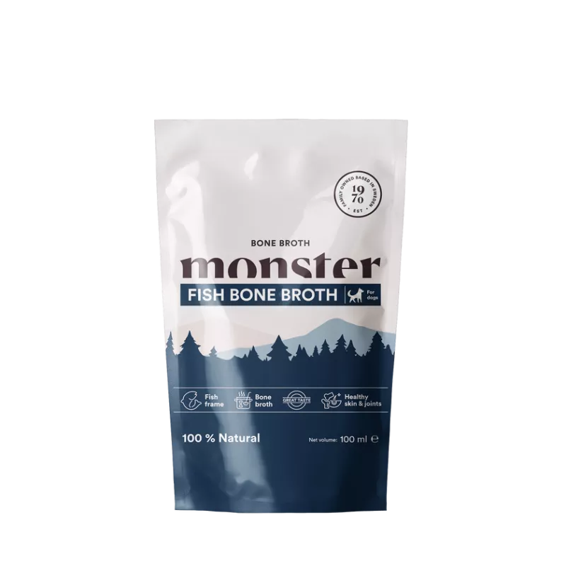 Monster Dog Bone Broth Fish 100 ml