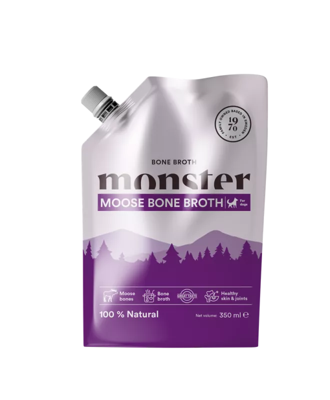 Monster Dog Bone Broth Moose 350 ml