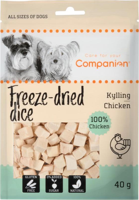 Companion Freeze-dried Dice - kyckling 40 g