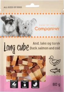 Companion Long Cube, anka, lax och torsk 80 g