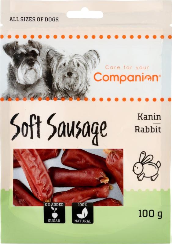 Companion Soft Sausage, kanin 100 g