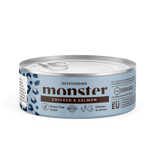 Monster Cat Adult Multi Chicken/Salmon 100 g