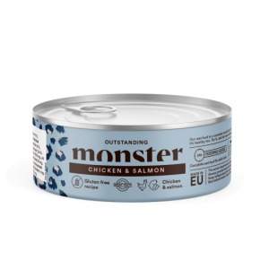 Monster Cat Adult Multi Chicken/Salmon 100 g