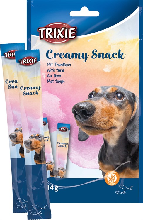 Creamy Snacks Hund Tonfisk, 5 x 14 g