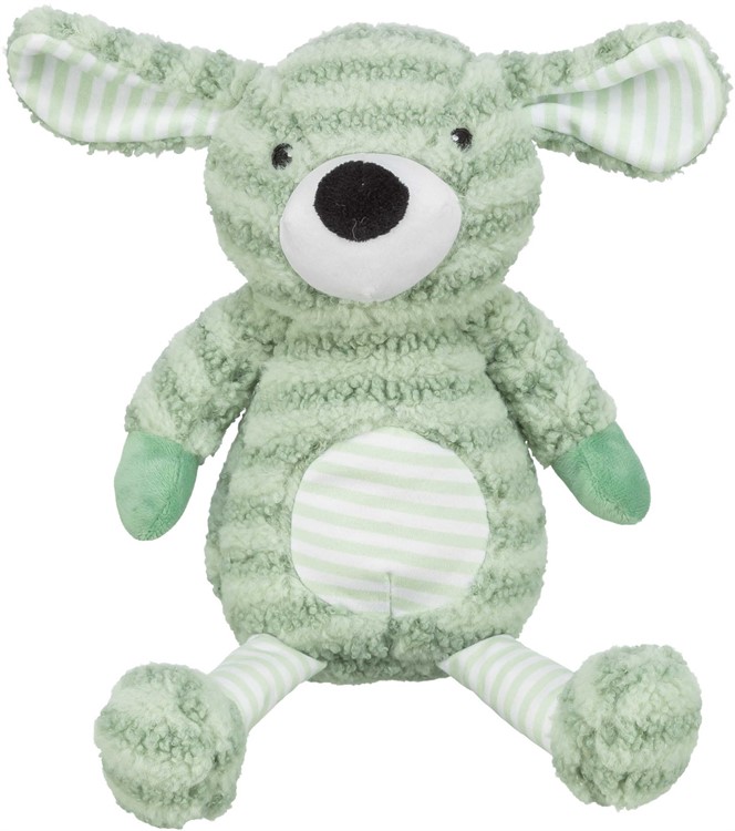 Randig hund, 34 cm, grön
