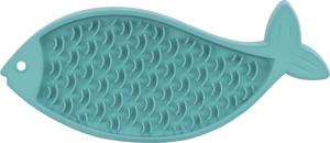 Lick'n'Snack platta, silikon, 28 cm, petrol