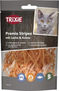 PREMIO Stripes med lax & kokos 50 g