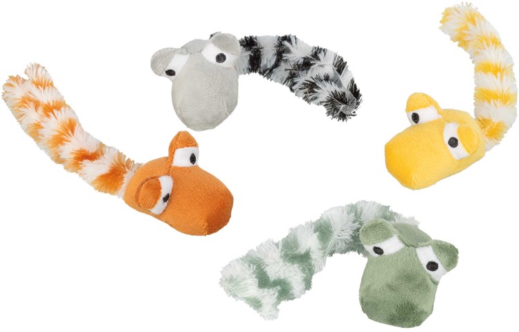 Drakmask, plysch, Catnip, 20 cm, blandade