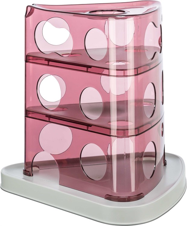 Cat Activity Cheese Tower, plast, ø 32 x 32 cm