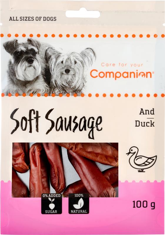 Companion Soft Sausage, anka 100 g