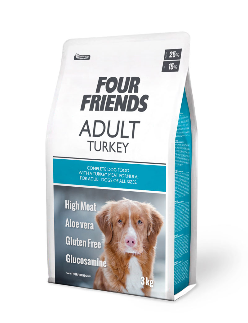 Four Friends Dog Adult Turkey