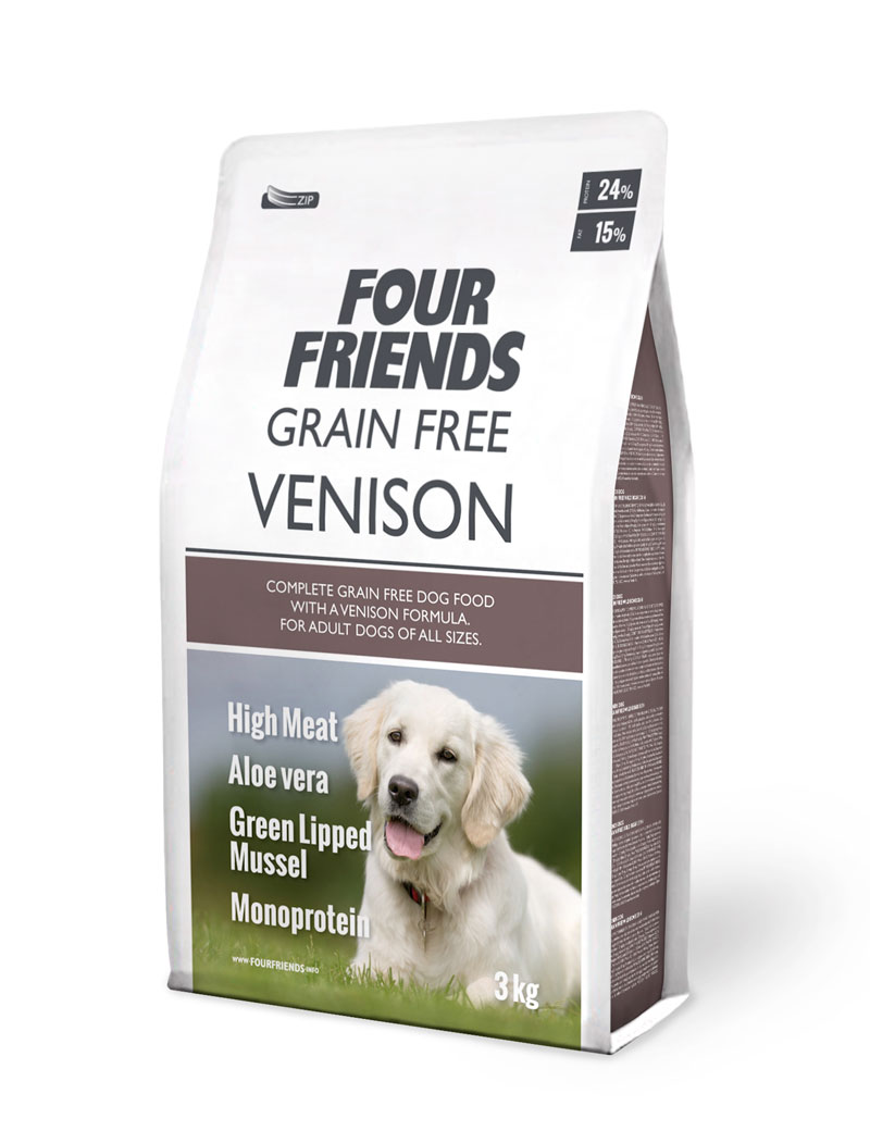 Four Friends Dog GrainFree Venison