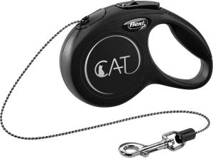 Flexi New Classic Cat XS 3 m lina, svart