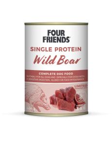 Four Friends Dog Single Protein Wild Boar 400 g