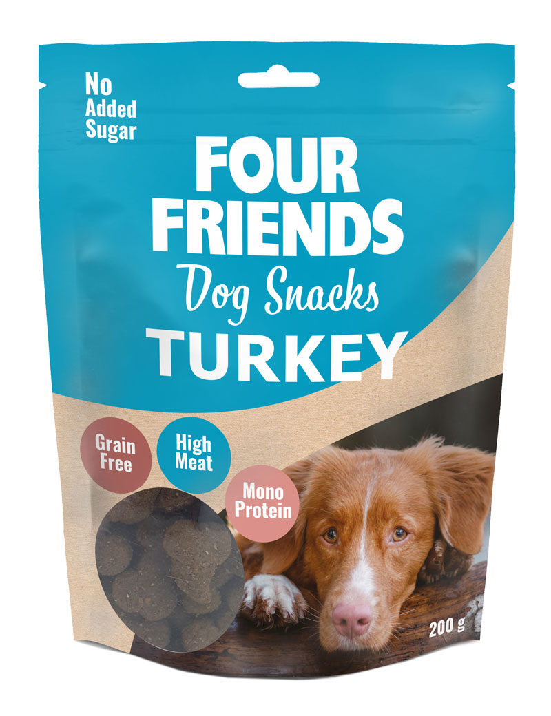 Four Friends Dog Snacks Turkey 200 g