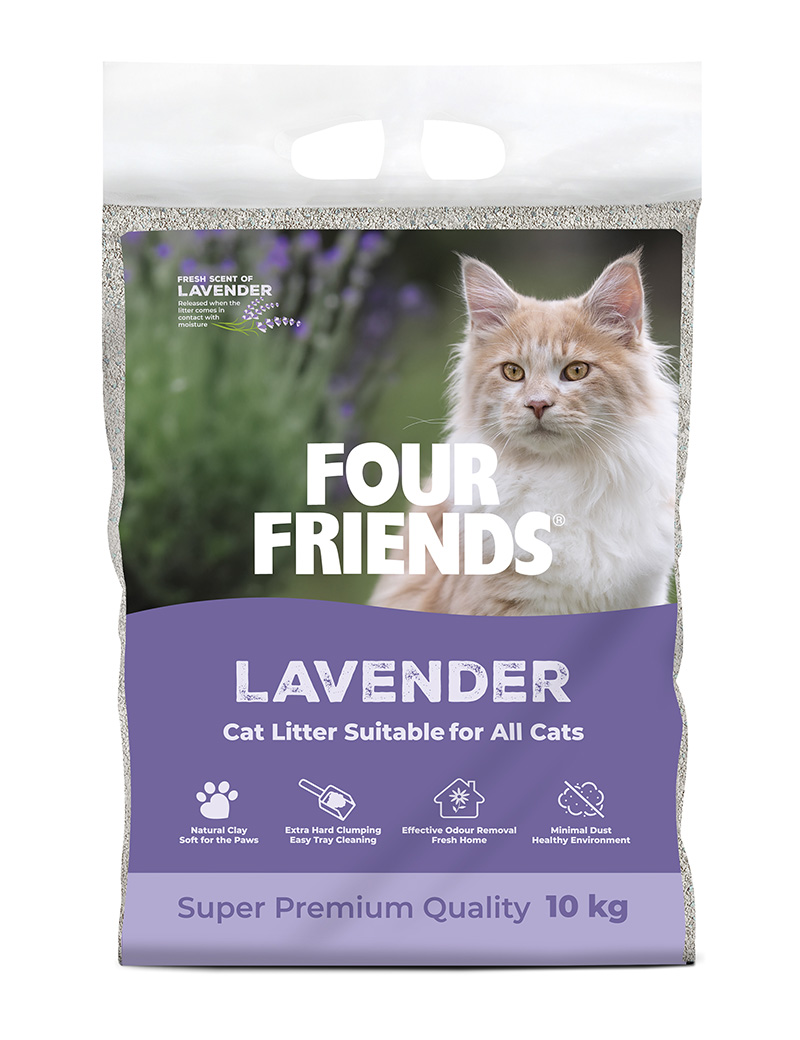 Four Friends Cat Litter Lavender 10 kg