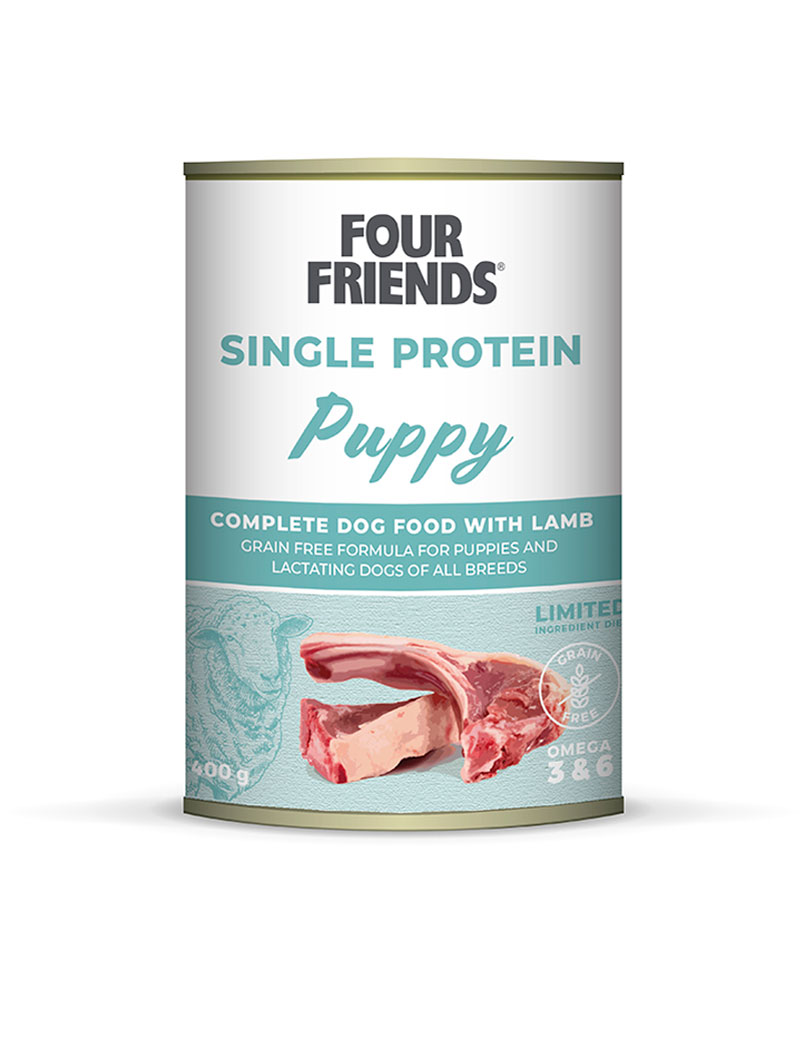 FourFriends Dog Puppy Single Protein Lamb 400 g