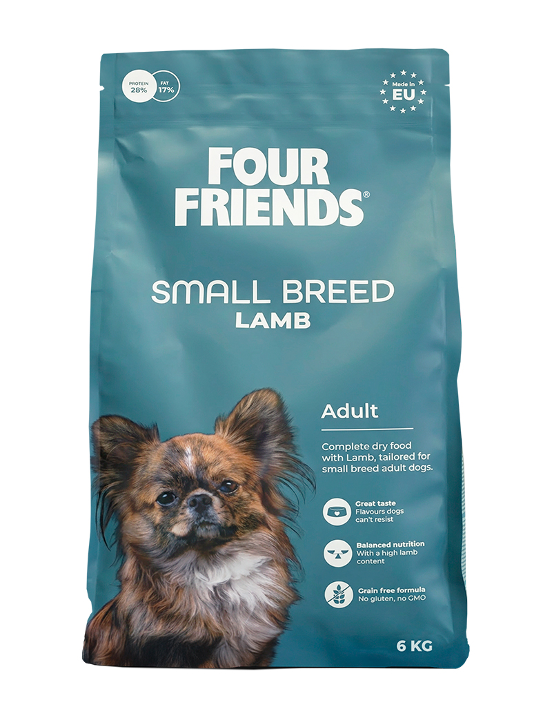 FourFriends Dog Adult Small Breed Lamb 6 kg