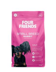 FourFriends Dog Adult Small Breed Rabbit 2 kg