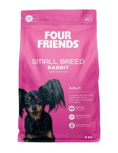 FourFriends Dog Adult Small Breed Rabbit 6 kg