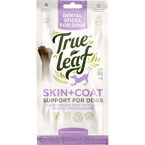 True Leaf Dental Sticks Skin & Coat 100 g