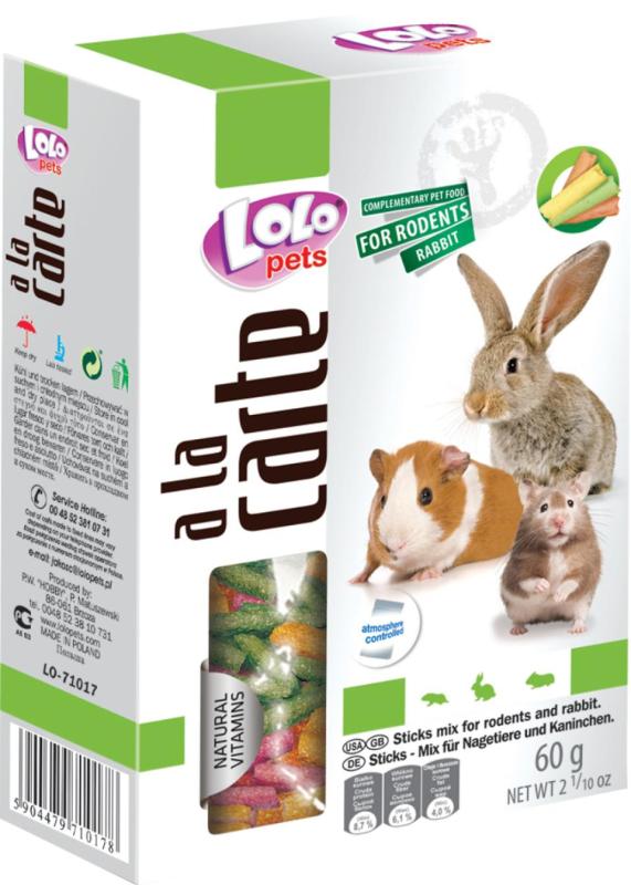 Lolo a la Carte, sticks mix 60 g